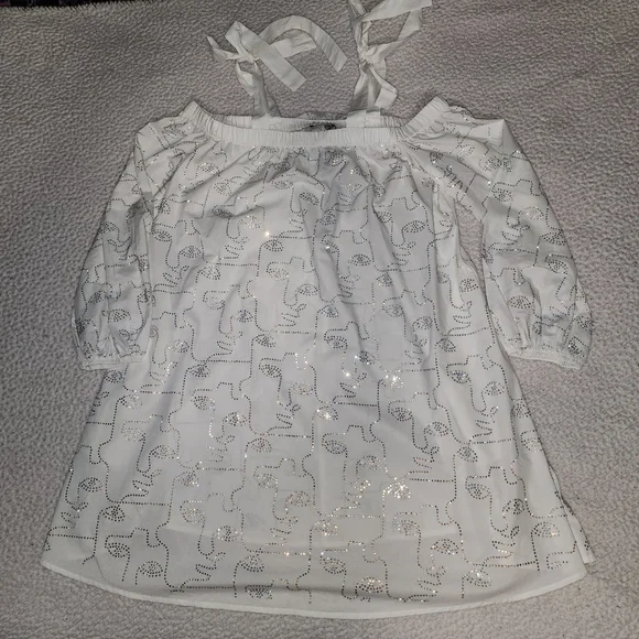 NWT Gorgeous Akira Face Off Boho Sparkling Chic Midi Dress - Picture 14 of 16